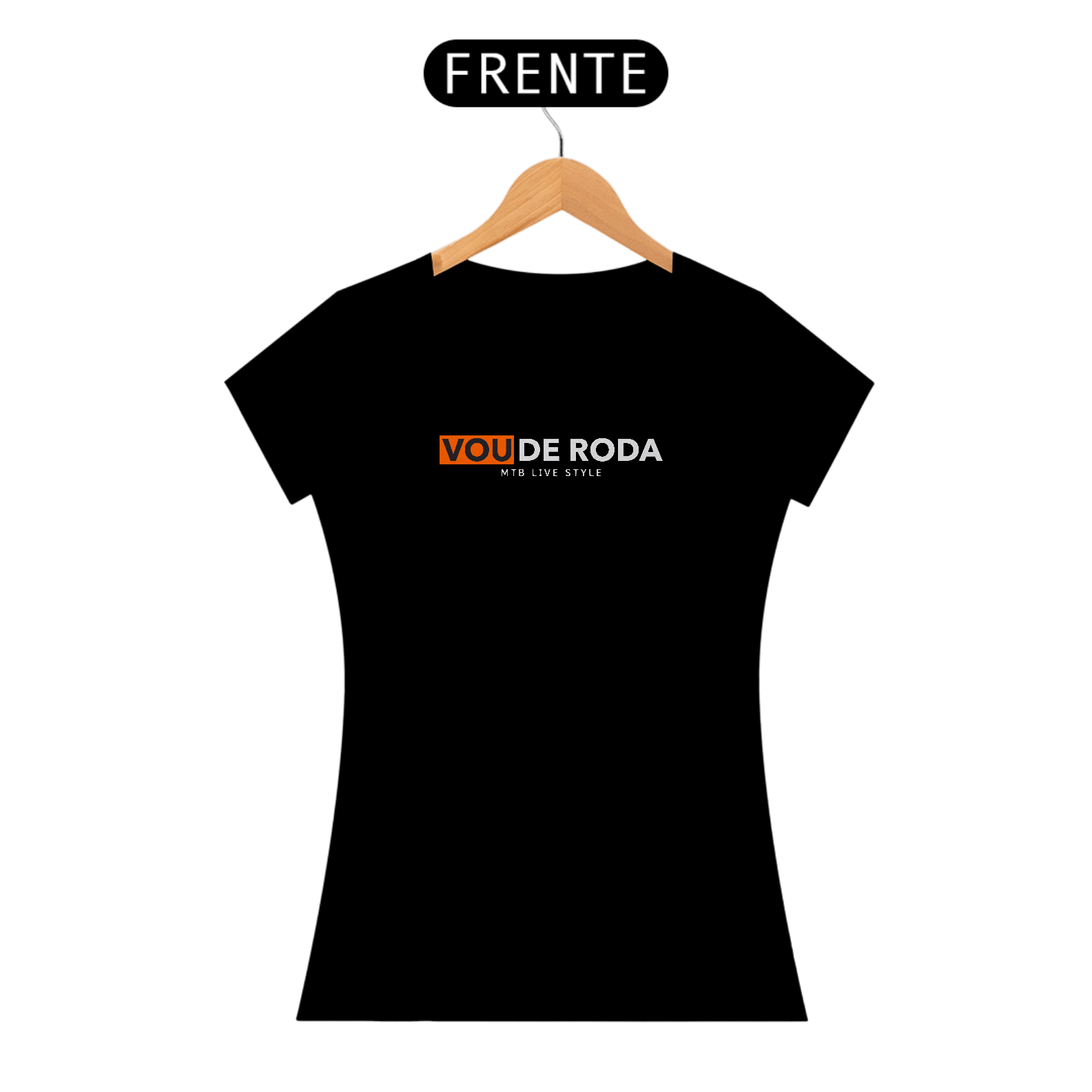 Camiseta vou de roda