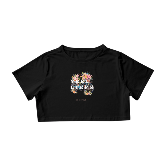 Camiseta bike flores