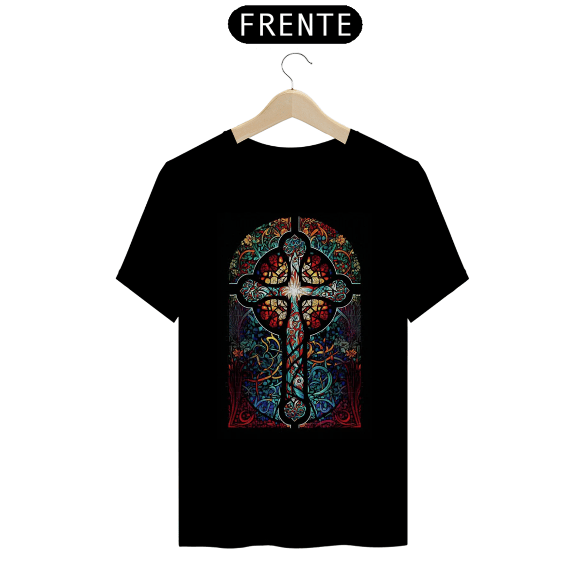 Nome do produto: Camiseta Cruz Sagrada 