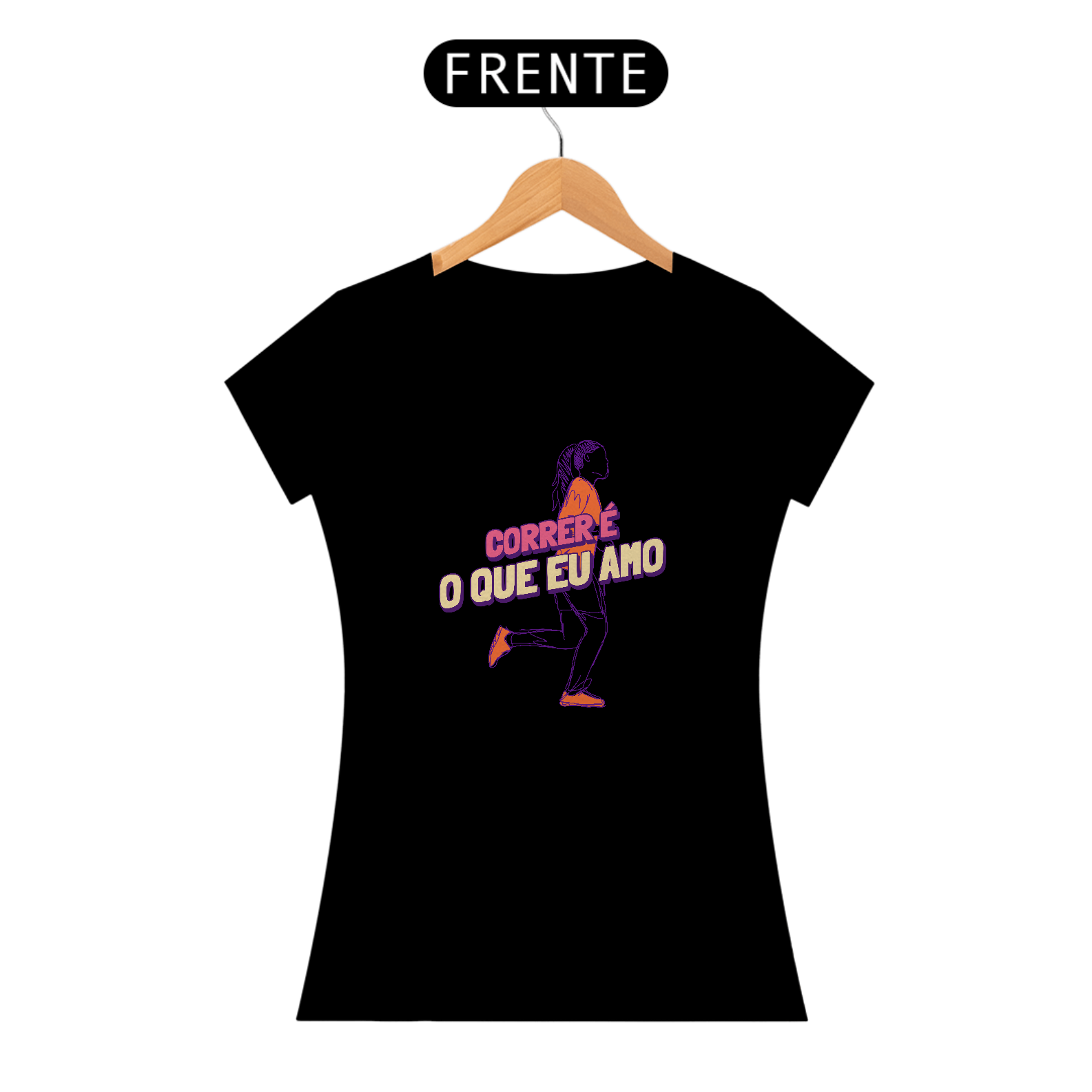 Camiseta correr e o que amo