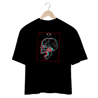 Nome do produto Camiseta caveira boca aberta