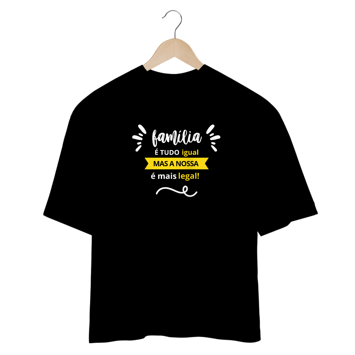Nome do produto: camiseta familia é tudo igual 