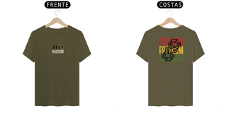 Nome do produto Camiseta stop racism/ freedom
