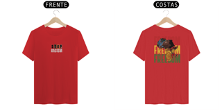 Nome do produto Camiseta stop racismo/freedom