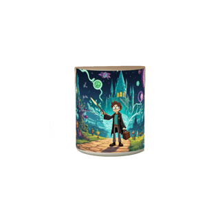 Nome do produto Caneca Magica Rick e Morty Mundo de Harry Potter