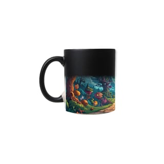 Nome do produto Caneca Magica Rick e Morty Mundo de Harry Potter