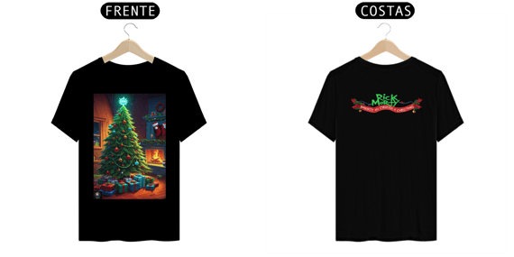 Camisa Prime Rick e Morty Exclusiva de Natal