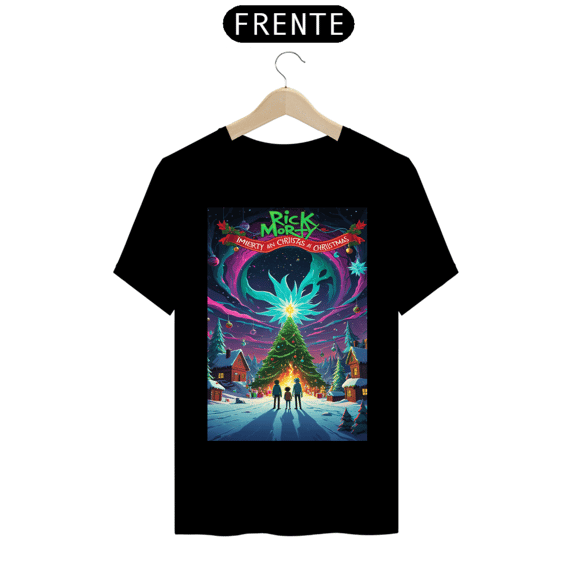 Camisa Prime Rick e Morty Exclusiva de Natal