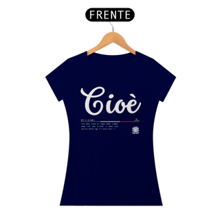 Nome do produto Baby Look Italia Cioe