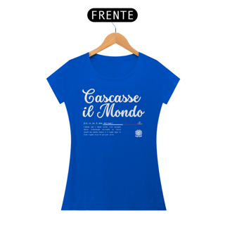 Nome do produto Baby Look Italia Cascasse il Mondo