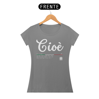 Nome do produto Baby Look Italia Cioe