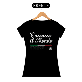 Nome do produto Baby Look Italia Cascasse il Mondo