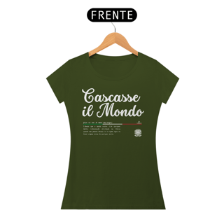 Nome do produto Baby Look Italia Cascasse il Mondo