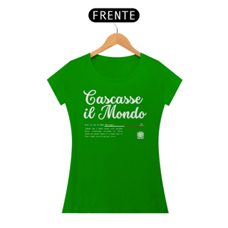 Nome do produto Baby Look Italia Cascasse il Mondo