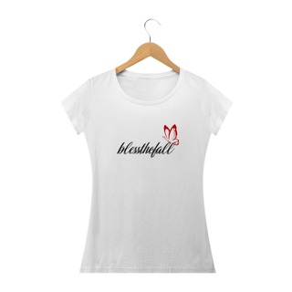 Nome do produto Camiseta DIzbocado Corte BabyLook - Blessthefall