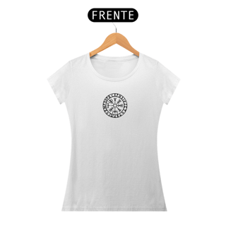 Nome do produto Camiseta Dizbocado Corte BabyLook - Bússola Nórdica
