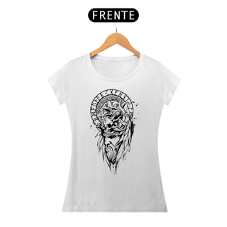 Nome do produto Camiseta Dizbocado Corte BabyLook - Odin Corvo Nordic