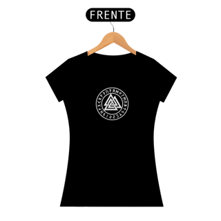 Nome do produto Camiseta Dizbocado Corte BabyLook - Valknut Nórdico