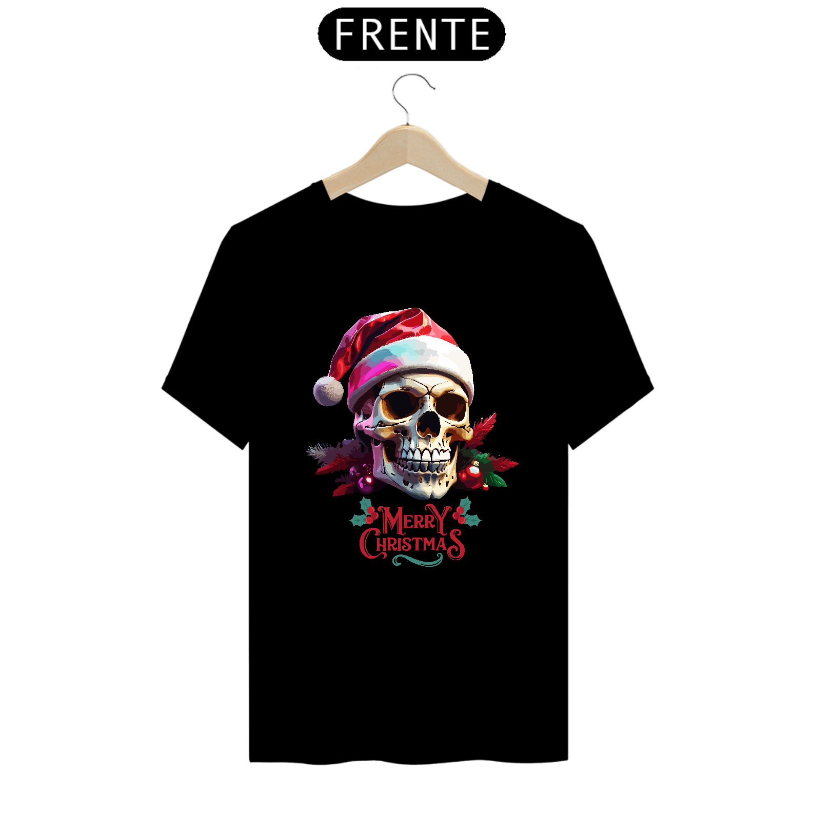 T-Shirt Prime Santa Skull em Super Rox Store