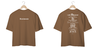 Nome do produto Camiseta Oversized - Um Homem Chamado Jesus