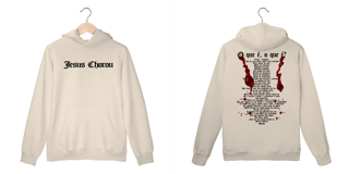 Nome do produto Moletom Premium - Jesus Chorou [hematidrose]