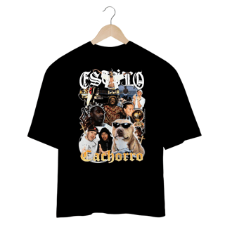 Nome do produto Camiseta Oversized -  Estilo Cachorro