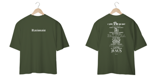 Nome do produto Camiseta Oversized - Um Homem Chamado Jesus