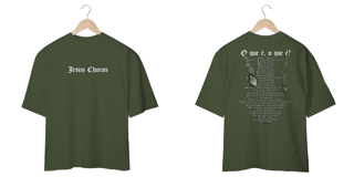 Nome do produto Camiseta Oversized - Jesus Chorou