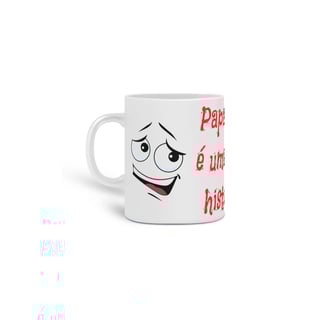 caneca de natal - frase é uma longa história