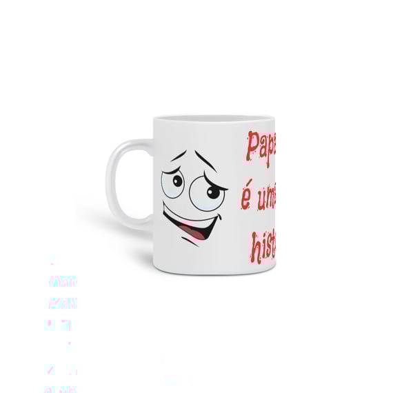 caneca de natal - frase é uma longa história