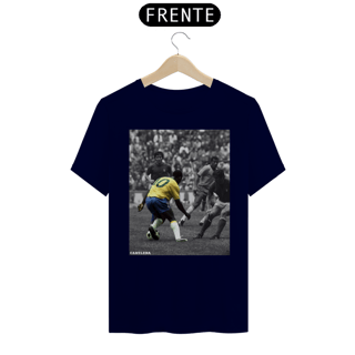 Nome do produto Camiseta Bota pra Dançar - Rei Pelé vs Itália 70