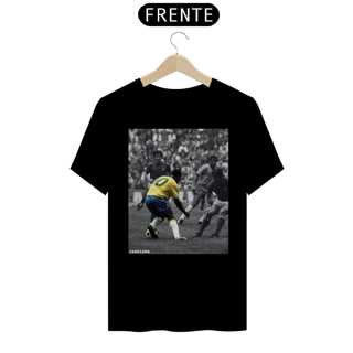Nome do produto Camiseta Bota pra Dançar - Rei Pelé vs Itália 70