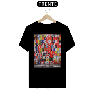 Nome do produto Camiseta 10 x 7 Legacy - Messi e Cristiano Ronaldo