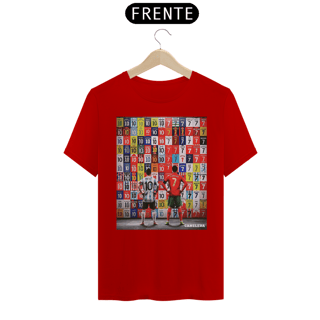 Nome do produto Camiseta 10 x 7 Legacy - Messi e Cristiano Ronaldo