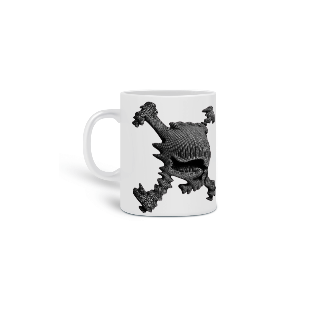 Nome do produto: Caneca SKULL CARBON FIBER