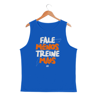 Nome do produto Fale Menos, Treine Mais - Masc. (Dry Fit)