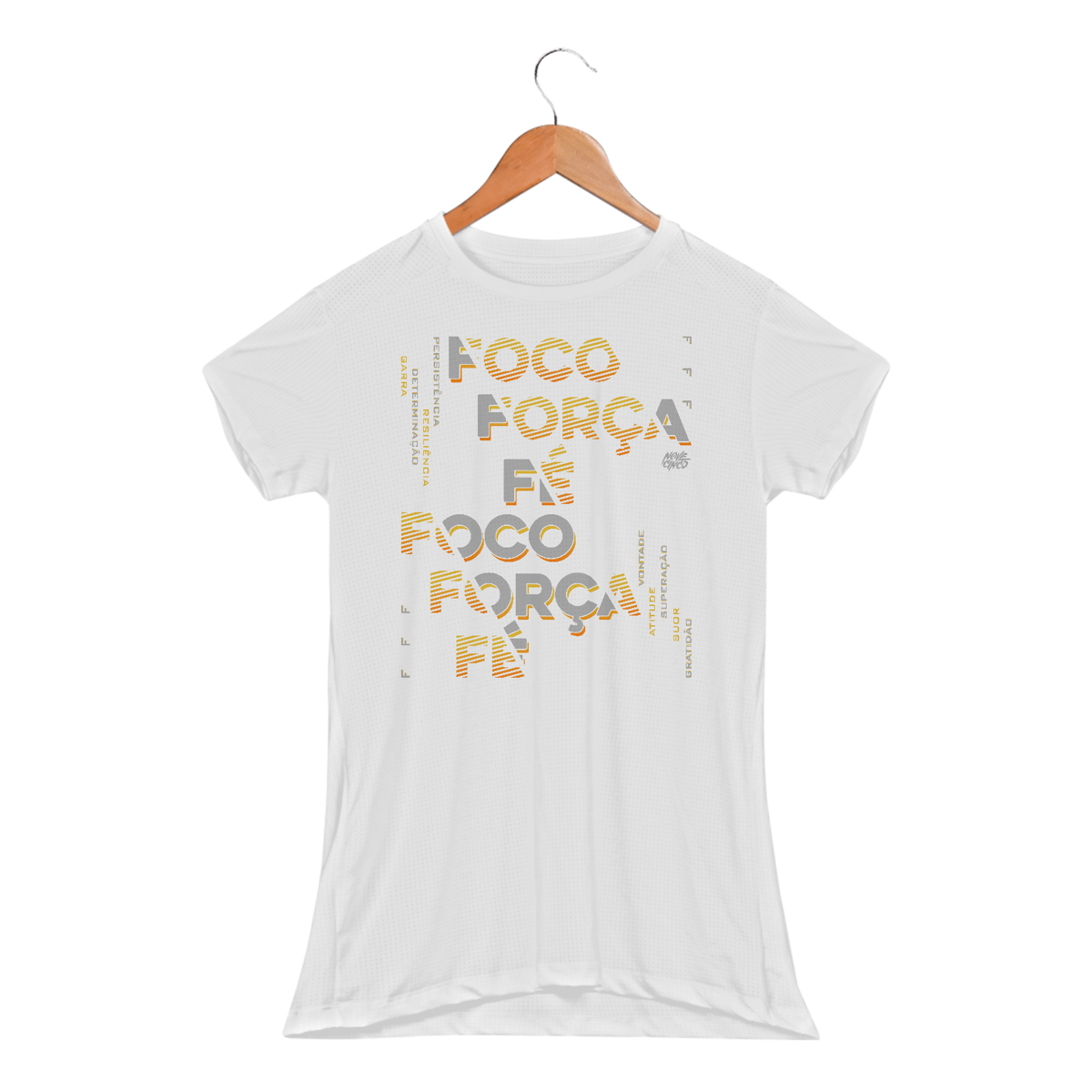 Nome do produto: Foco, Força & Fé - Fem. (Dry Fit)