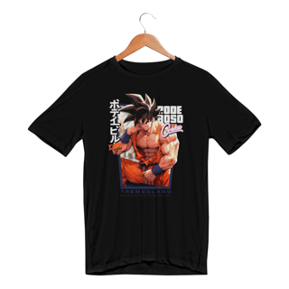 Nome do produto Goku Trembolado - Masc. (Dry Fit)