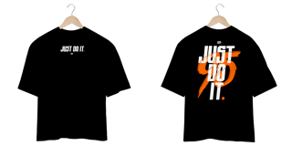 Nome do produto Just Do It - Oversized
