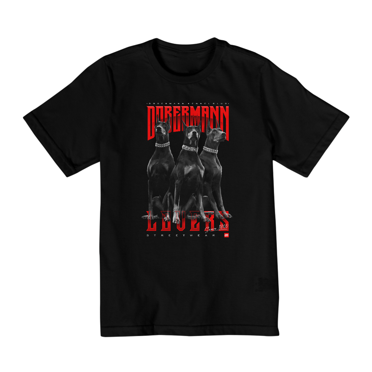 Nome do produto: Dobermann Lovers - Escuras (Infantil) 2 a 8 anos