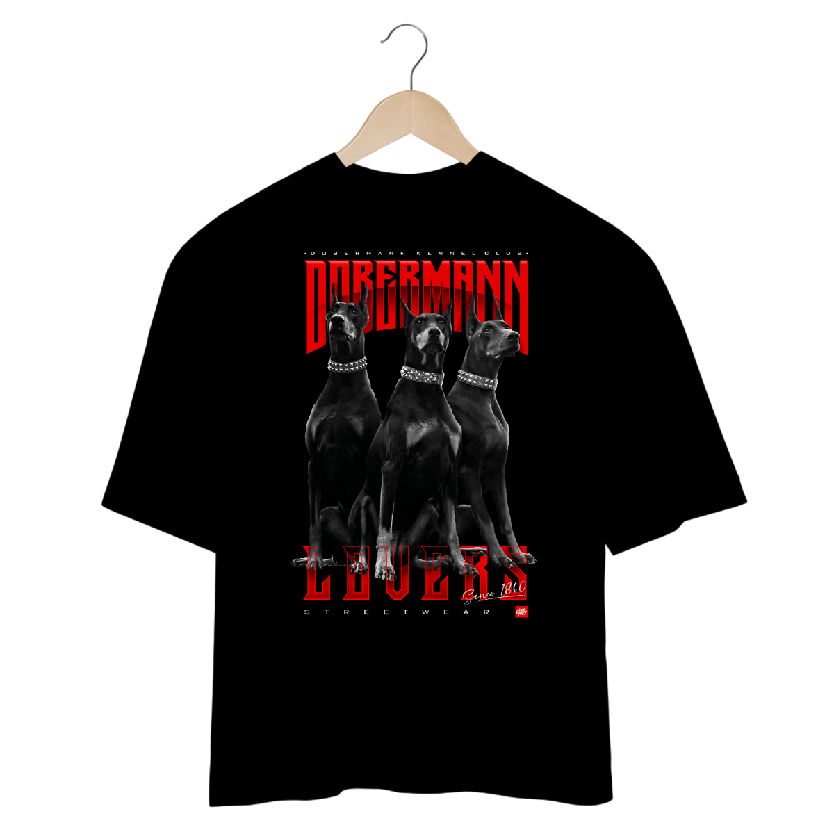Nome do produto: Dobermann Lovers - Escuras (Oversized)