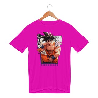 Nome do produto Goku Trembolado - Masc. (Dry Fit)