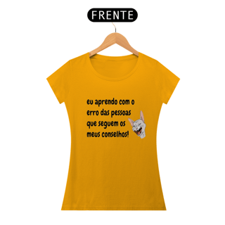 Nome do produto Baby Look Eu Aprendo Com os Erros da Luna
