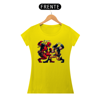 Nome do produto Baby Look Deadpool e Wolverine Comics