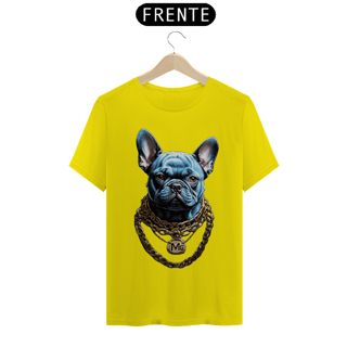 Nome do produto Camiseta Buldogue Mafioso Aquarela