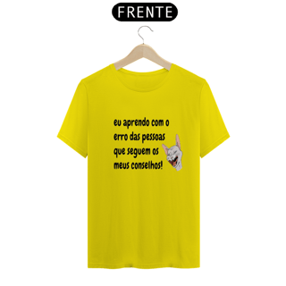 Nome do produto Camiseta Eu Aprendo Com os Erros da Luna