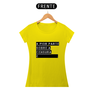 Nome do produto Baby Look Censur@ da Luna