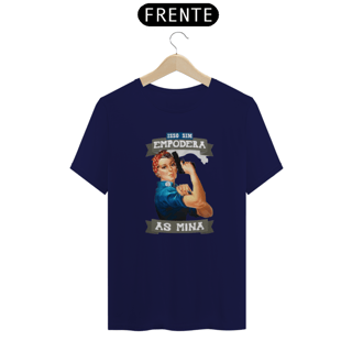 Nome do produto Camiseta Mina empoderada armada masculina