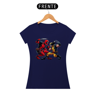 Nome do produto Baby Look Deadpool e Wolverine Comics