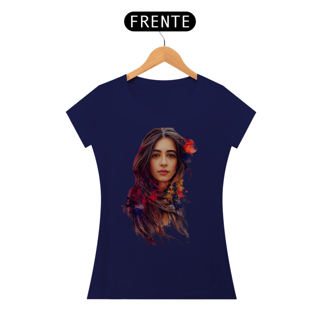 Nome do produto Baby Look Woman Aquarela Luna